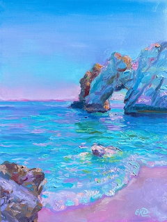 Rocky Sea Arch Painting