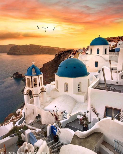 Santorini Greece Sunset