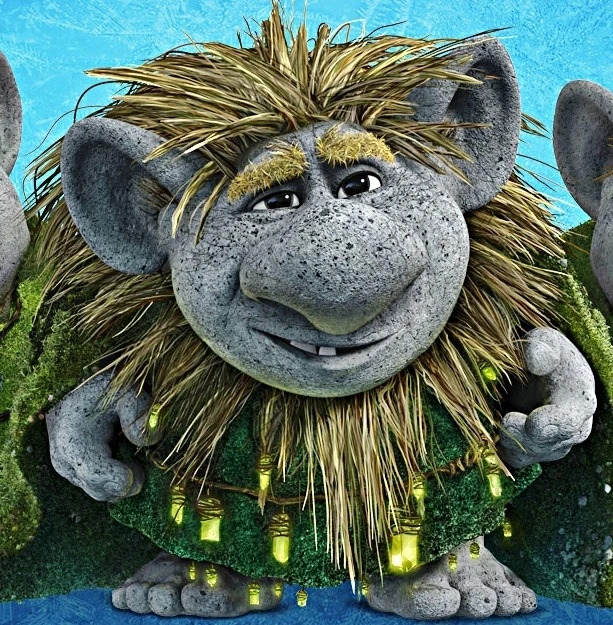 Smiling Troll Character