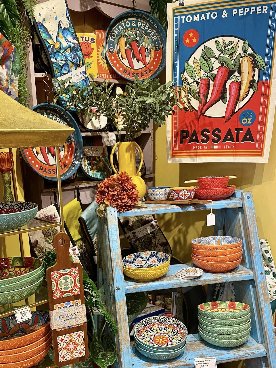 Tuscan Shop Display