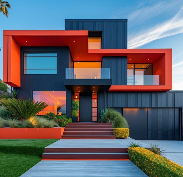 Modern Orange House