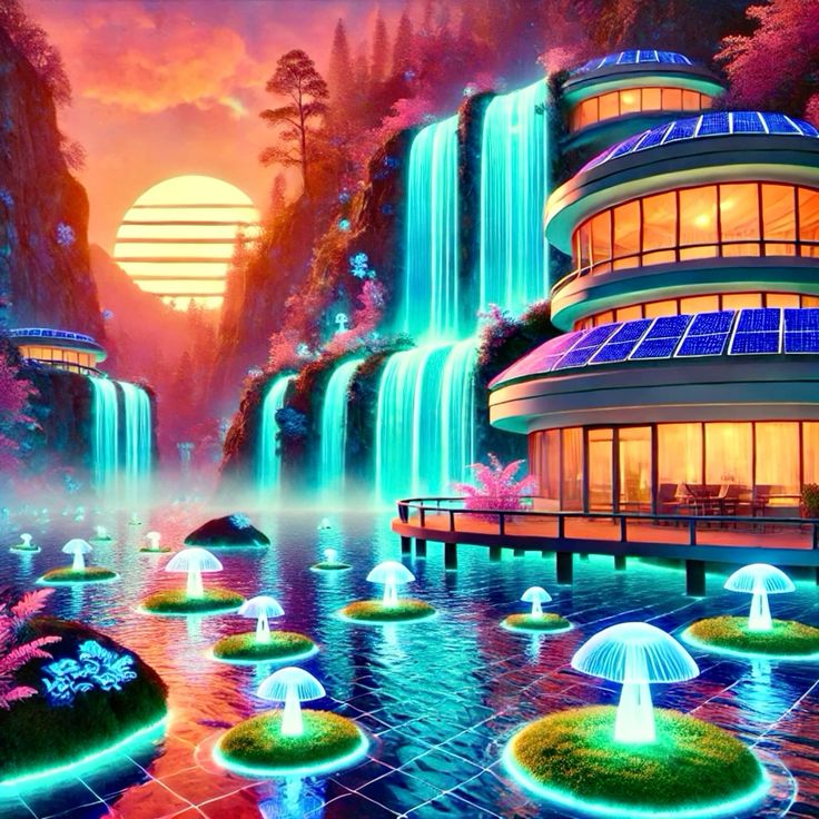 Neon Sci-Fi Home