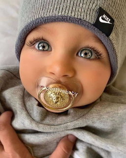 Baby with Gray Beanie