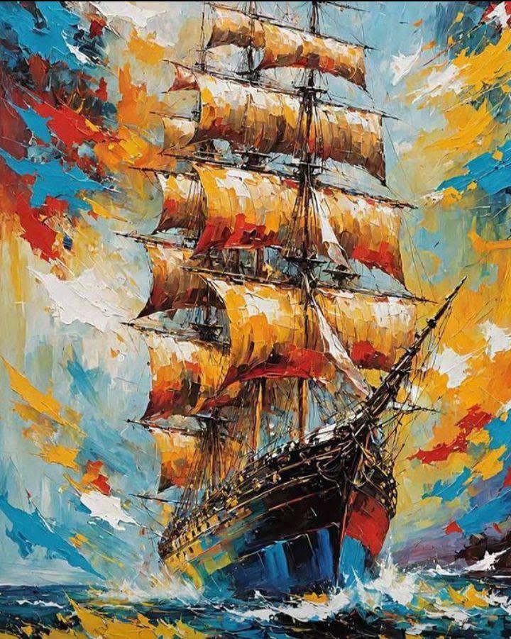 Colorful Tall Ship