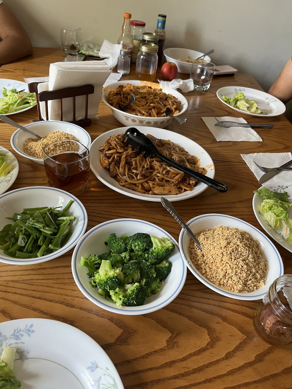 Chinese Food Table Spread