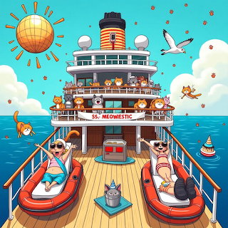 Cats on Cruise Ship