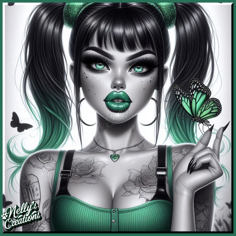 Green Gothic Woman