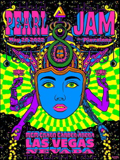 Pearl Jam Las Vegas Poster