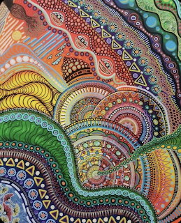 Rainbow Mandala Art