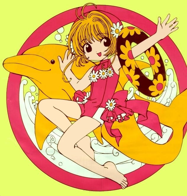 Sakura and Dolphin Anime
