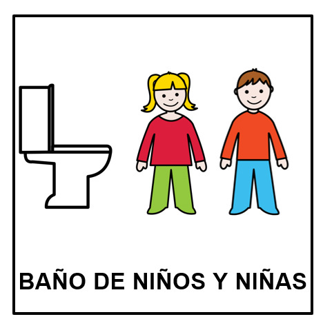Mixed Bathroom Sign Kids