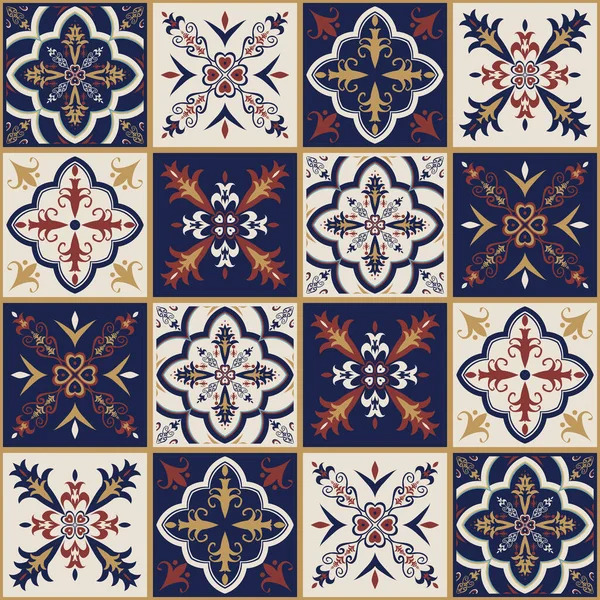 Colorful Patchwork Tiles