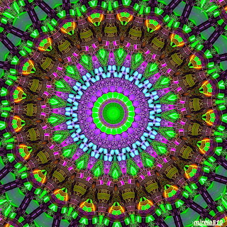 Vibrant Geometric Mandala