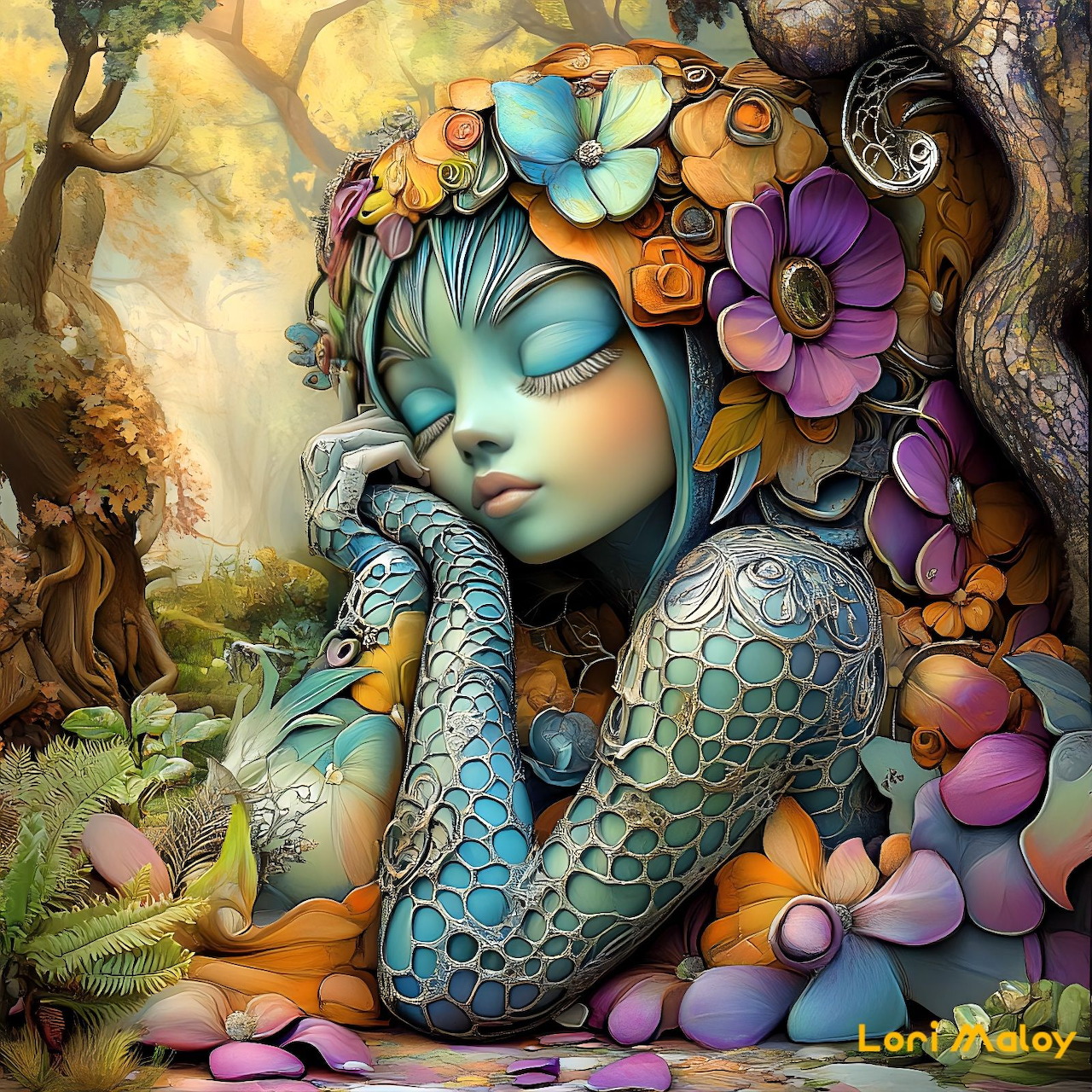 Sleeping Forest Fairy