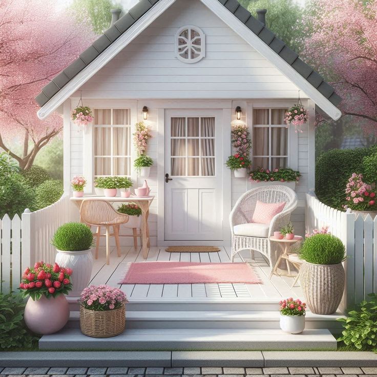 Cozy White Cottage