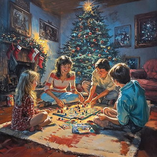 Family Christmas Game Night