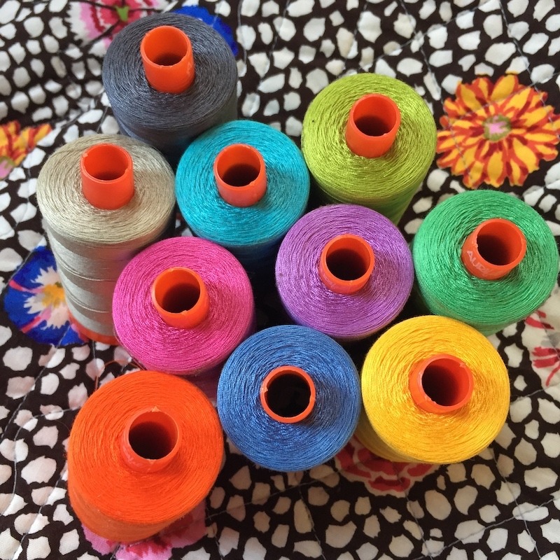 Colorful Thread Spools Collection