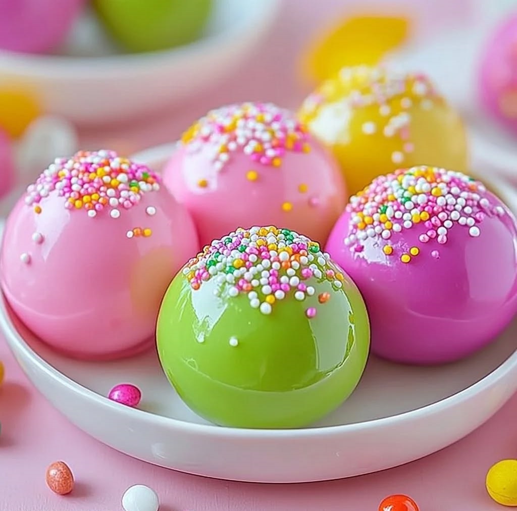 Colorful Cake Pops with Sprinkles