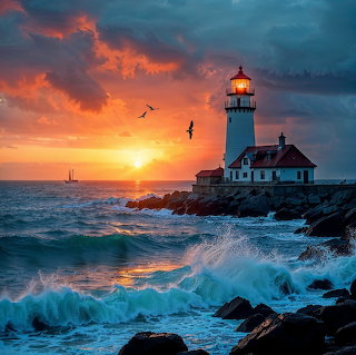Sunset Lighthouse