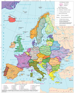 Political Map of Europe