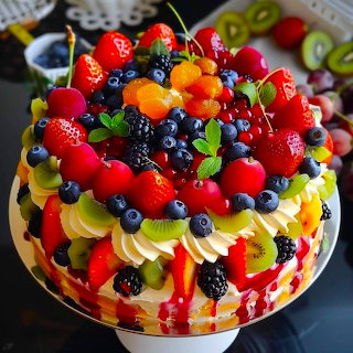 Fruit Berry Cake