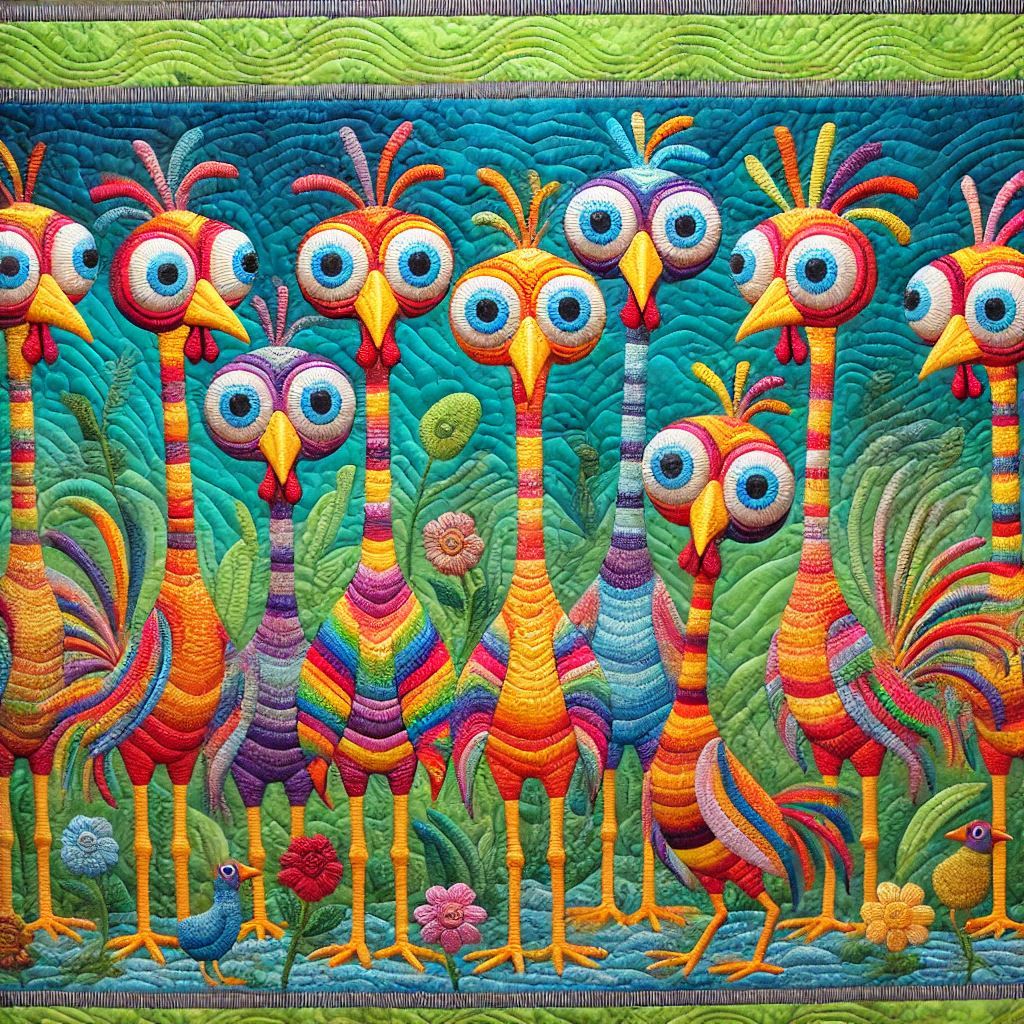 Colorful Owl Folk Art
