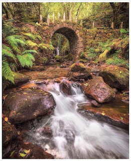 Argyll Scotland Stone Bridge Stream