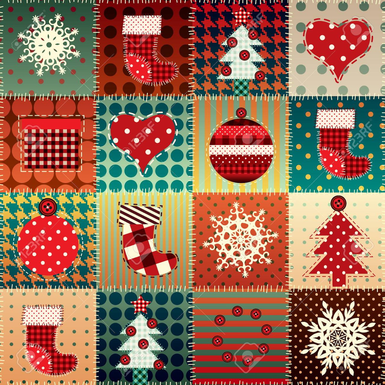 Christmas Patchwork Quilt