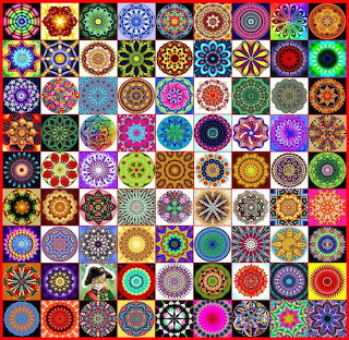 Mandala Pattern Collection Grid
