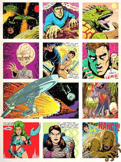 Star Trek Comic Collage