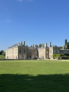 Althorp House English country manor with classical facade and green grounds