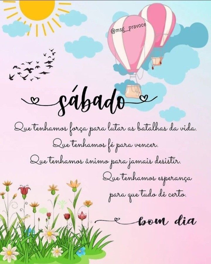 Sábado Bom Dia Card