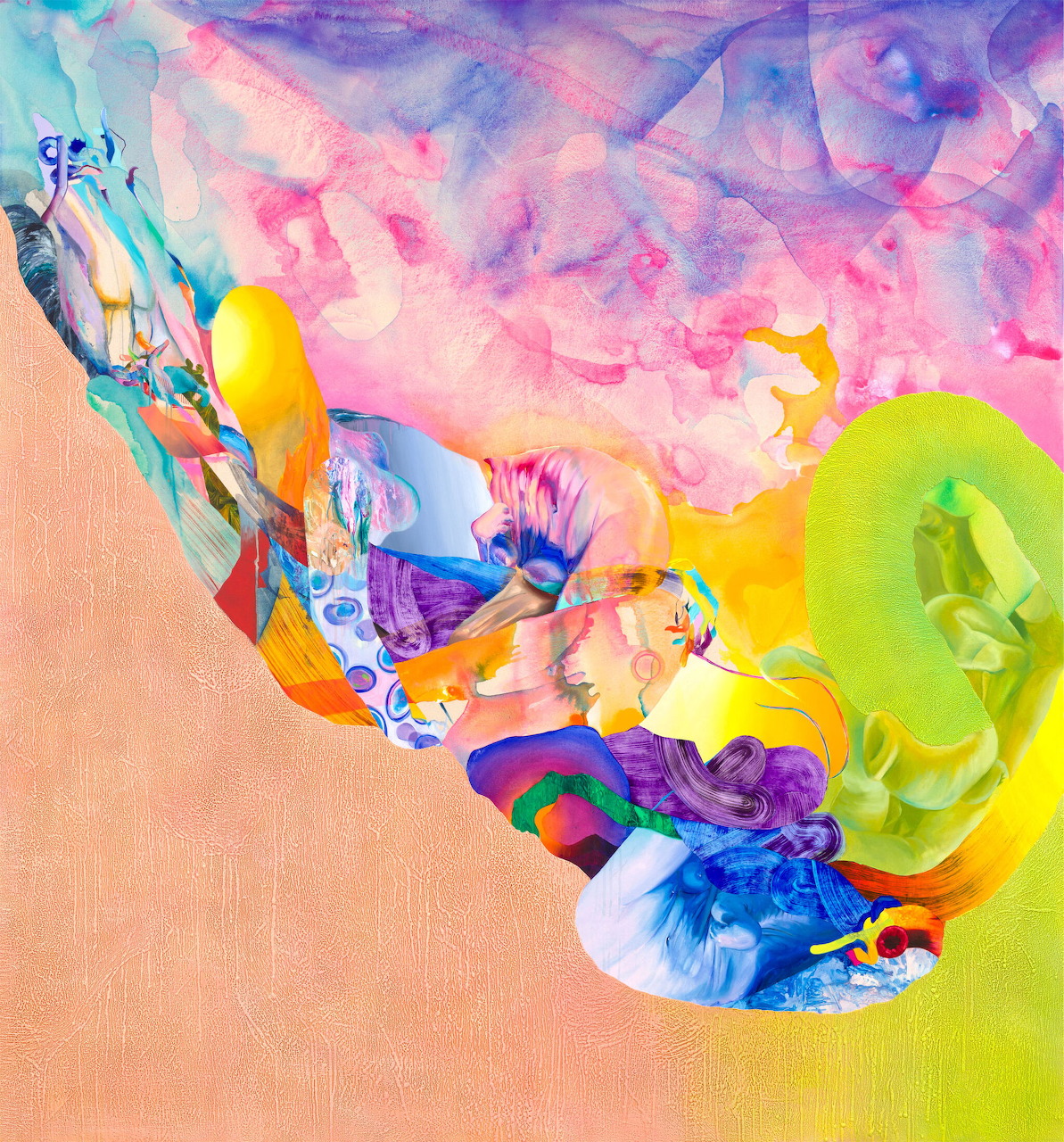 Colorful Abstract Fluid Art