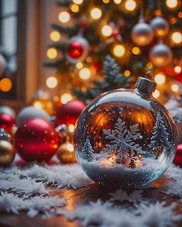 Christmas Glass Ornament