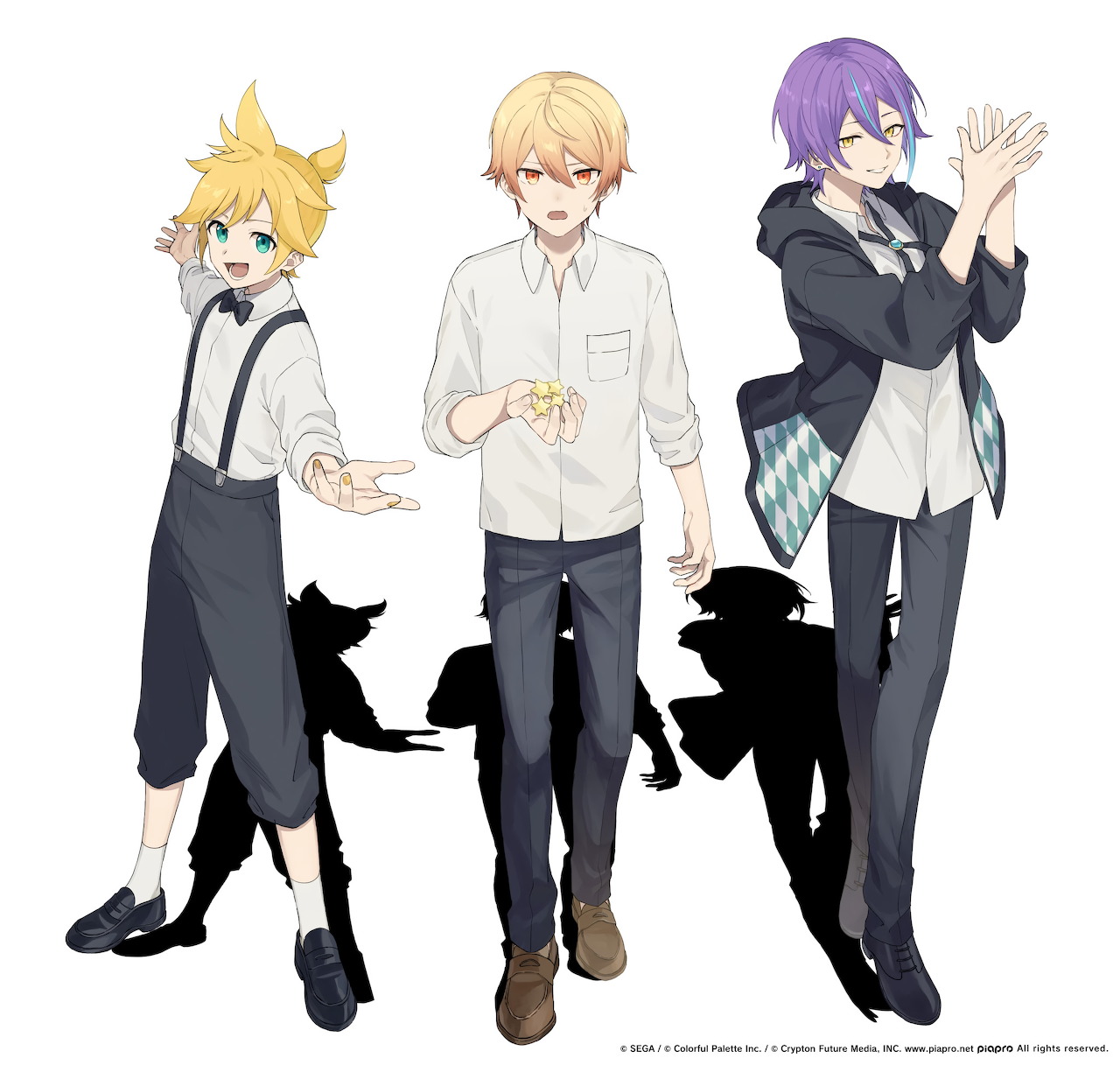 Anime Character Trio