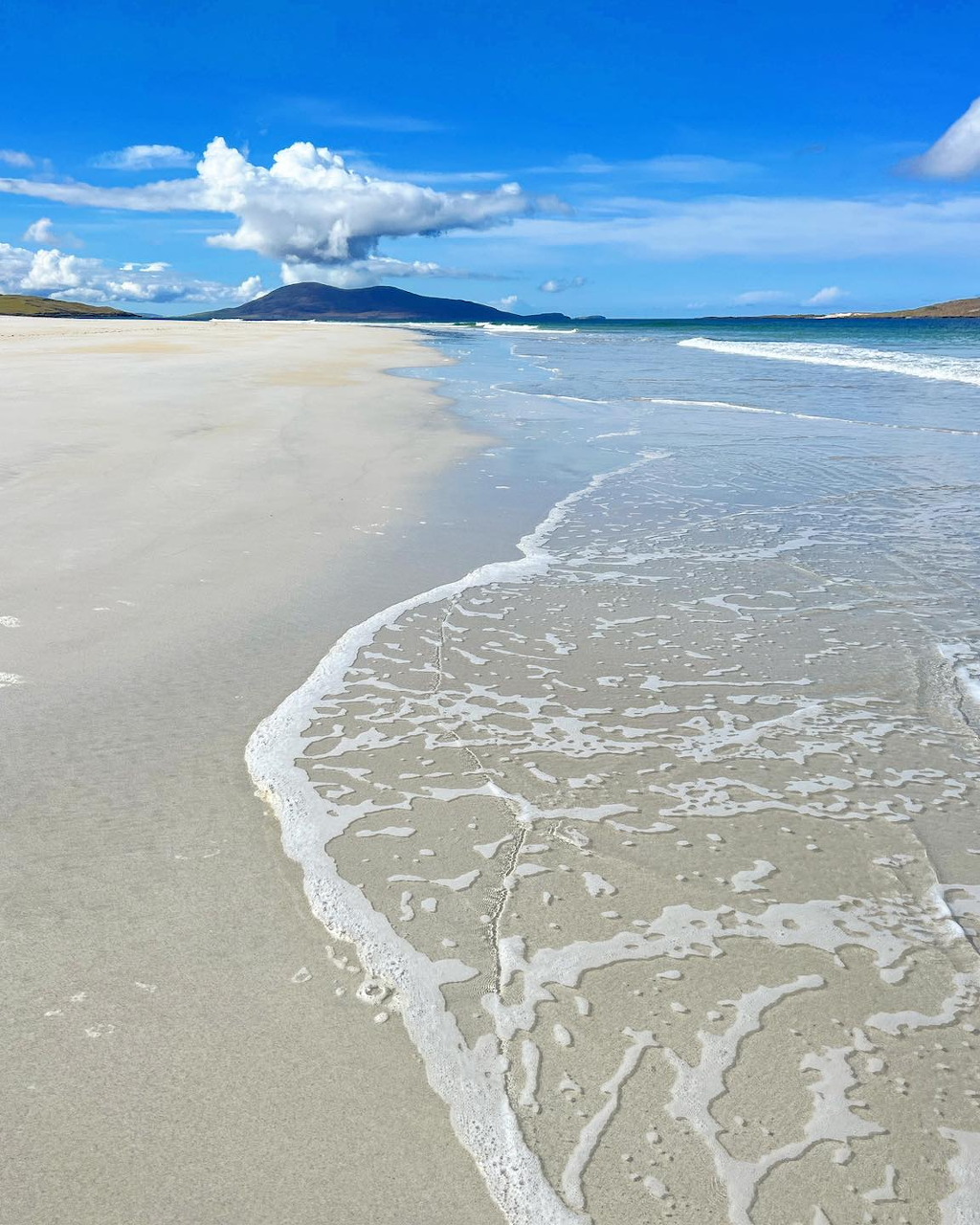 Hebridean beach with turquoise water, pale sand and rocky coastline