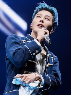 G-Dragon Blue Hair Concert