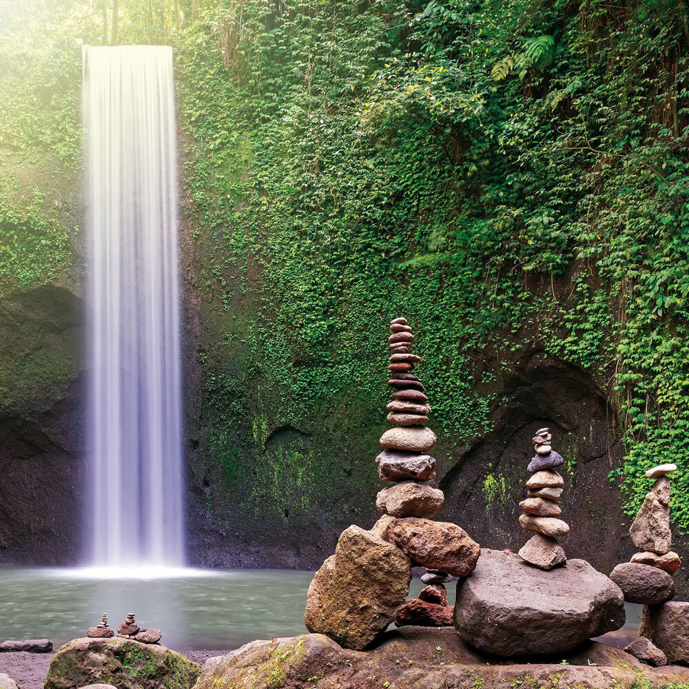Zen Waterfall Stones