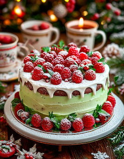 Raspberry Layer Cake