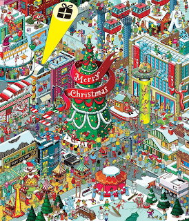 Christmas City Scene