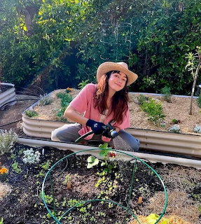 Woman Gardening Outdoors
