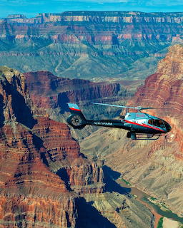 Maverick Helicopter over Grand Canyon