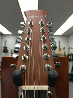 Applause 12-String Guitar Headstock