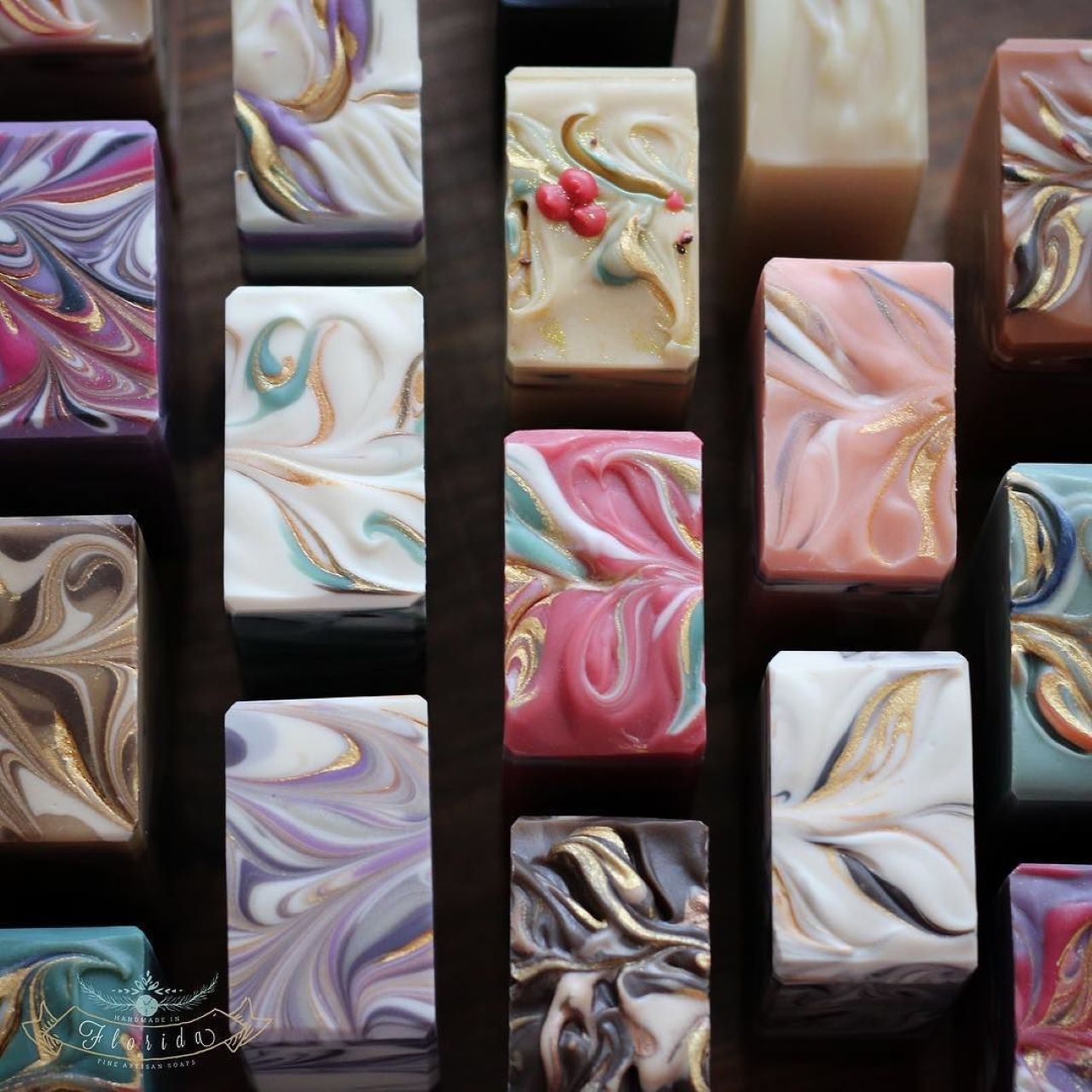 Artisan Swirled Soap Bars