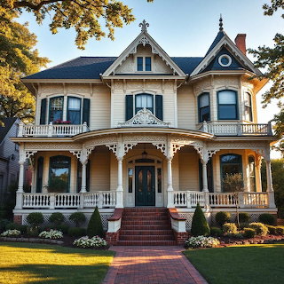 Victorian House with Wraparound Porch