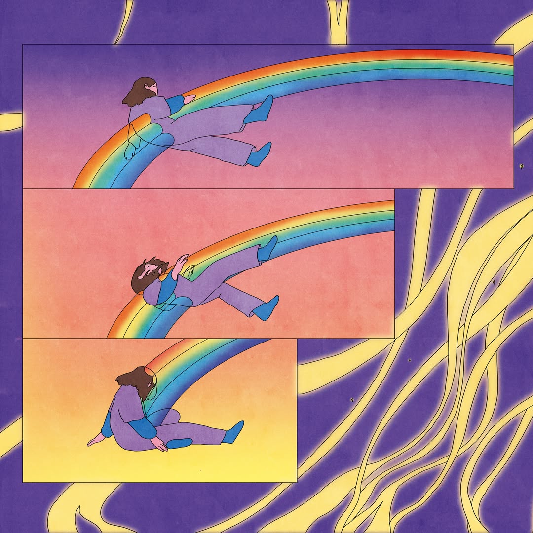 Rainbow Slide Illustration