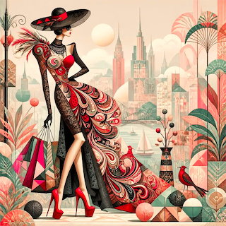 Art Deco Fashion Illustration