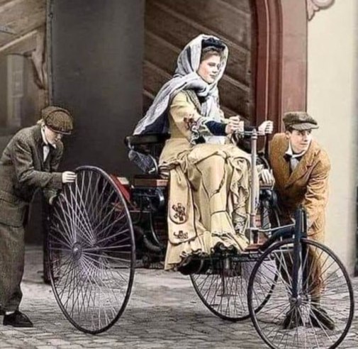 Vintage Motorized Tricycle