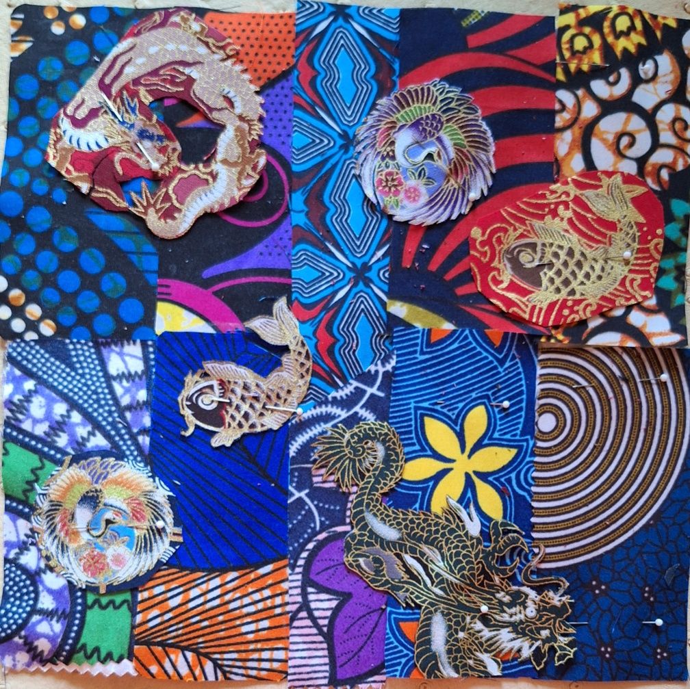 Abstract Collage Art