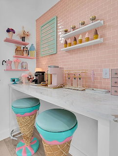 Ice Cream Shop Interior